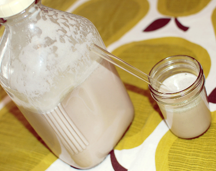 Almond Milk and Banana Shake